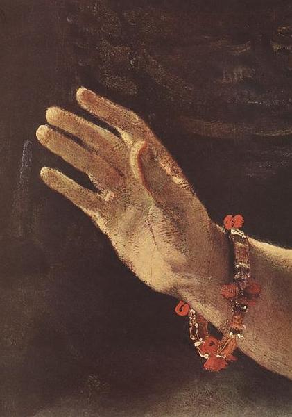 REMBRANDT Harmenszoon van Rijn Danae (detail) sry